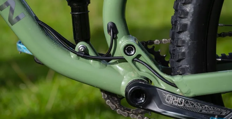 Marin Rift Zone XR 27.5 Full Suspension Mountain Bike 2025 in Green and Black-4